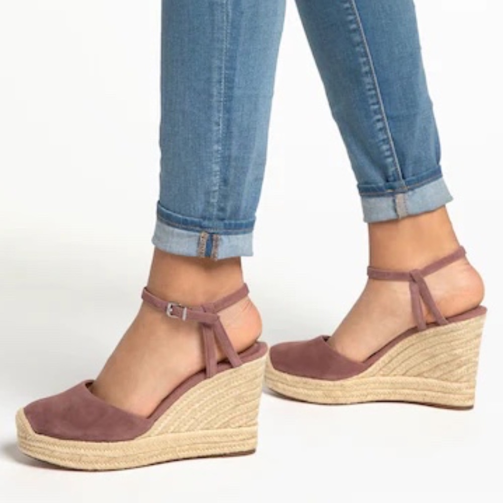 Crown Vintage Alina Espadrille Wedge Sandal, Size 8, worn twice